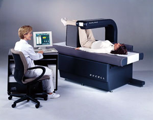 Bone density test